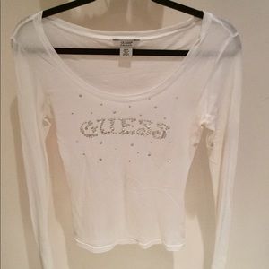 Guess White Top